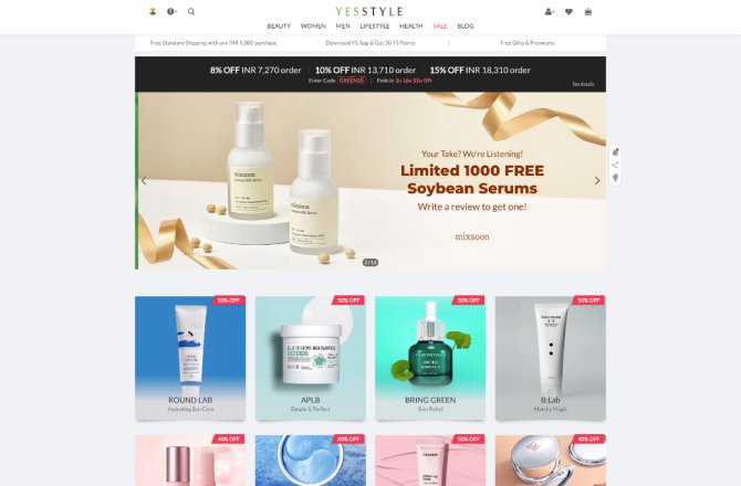 YesStyle - The-Headline YesStyle is the best Online Stores for Affordable Aesthetic Clothes